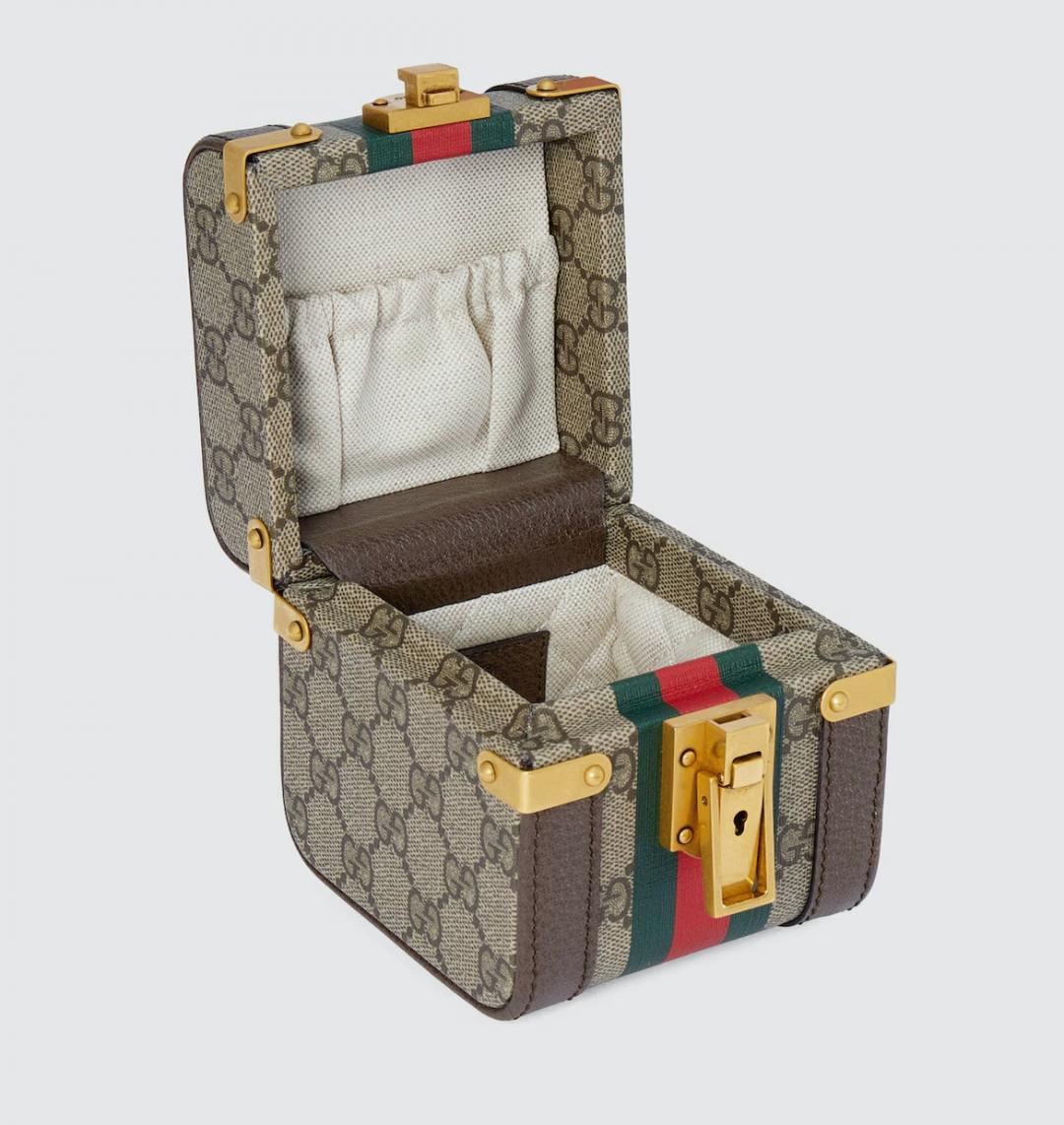 Gucci Savoy系列迷你硬殼化妝箱，1,980歐元、約台幣70,672元。