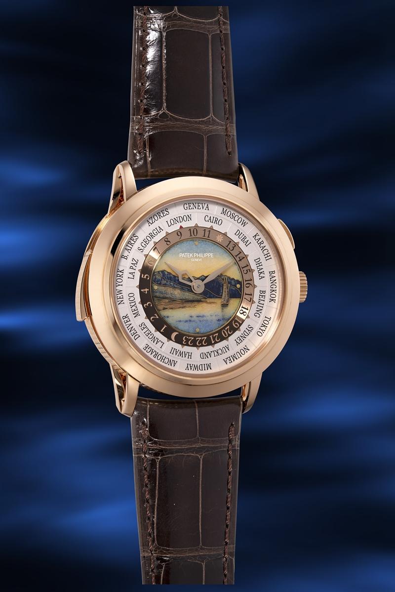 Patek Philippe World Time Minute Repeater型號5531R-012。（富藝斯鐘錶提供）