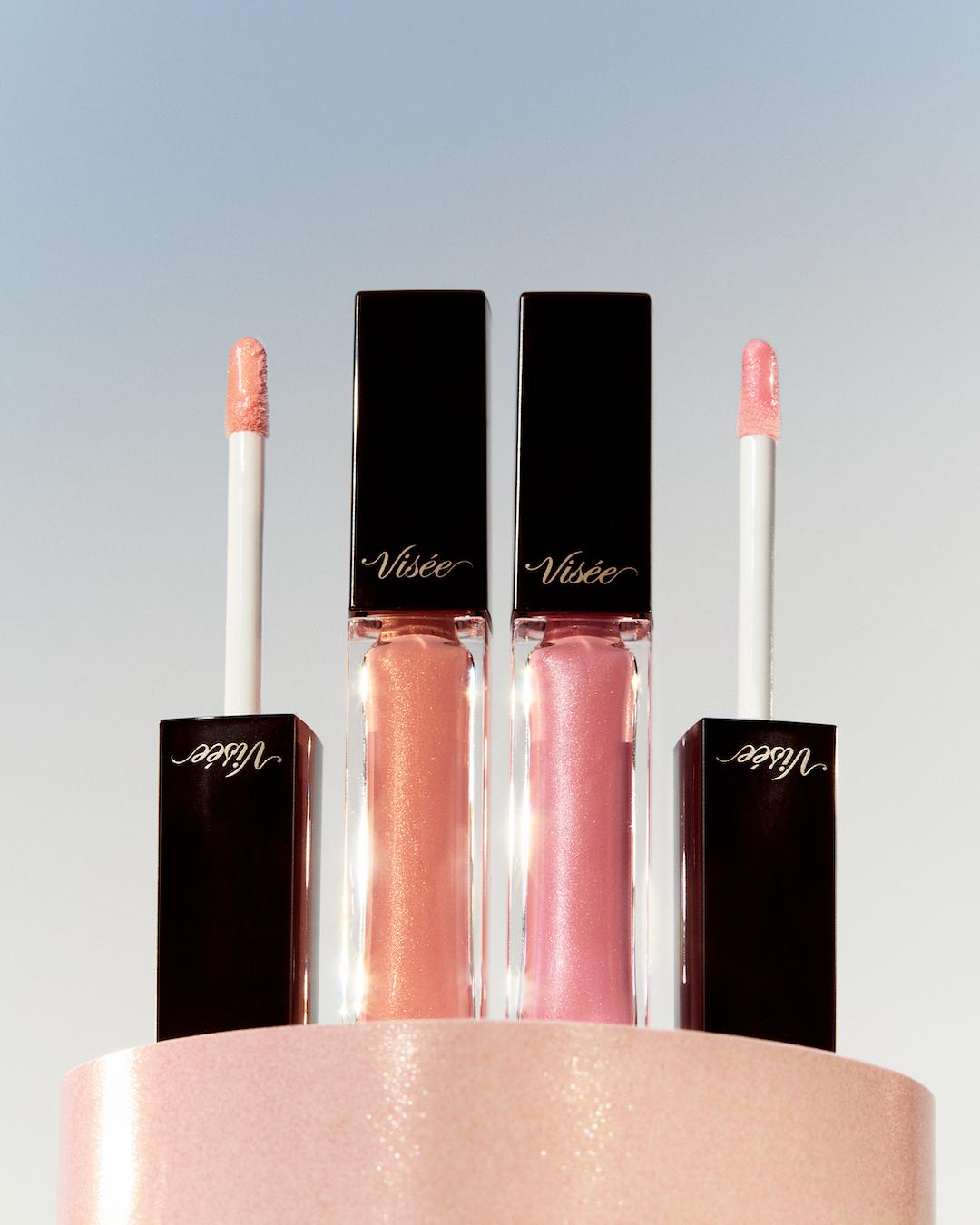 Visée精華豐唇蜜，限定新2色，#OR201蜜糖橙、#PK802初戀粉，330元。　