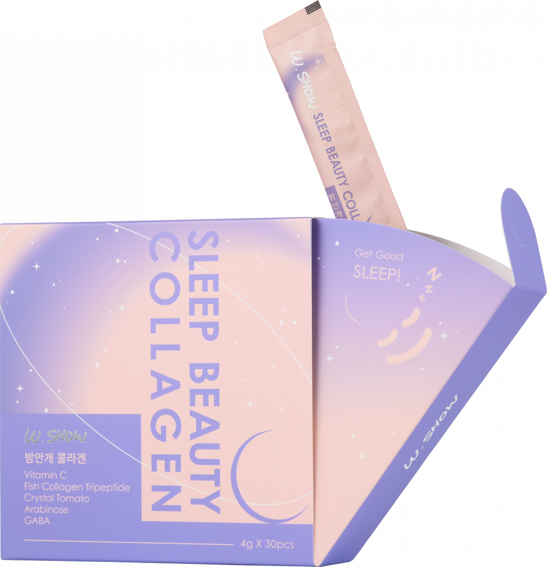 W.SHOW晚安潤妍膠原粉，每盒30小包，1,880元。