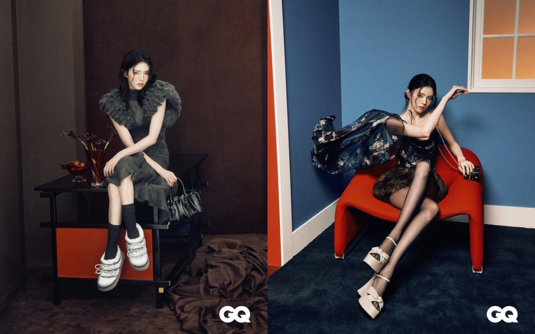 韓韶禧在這組封面中遊走百變風格，但唯一不變的是，配件通通出自小CK。