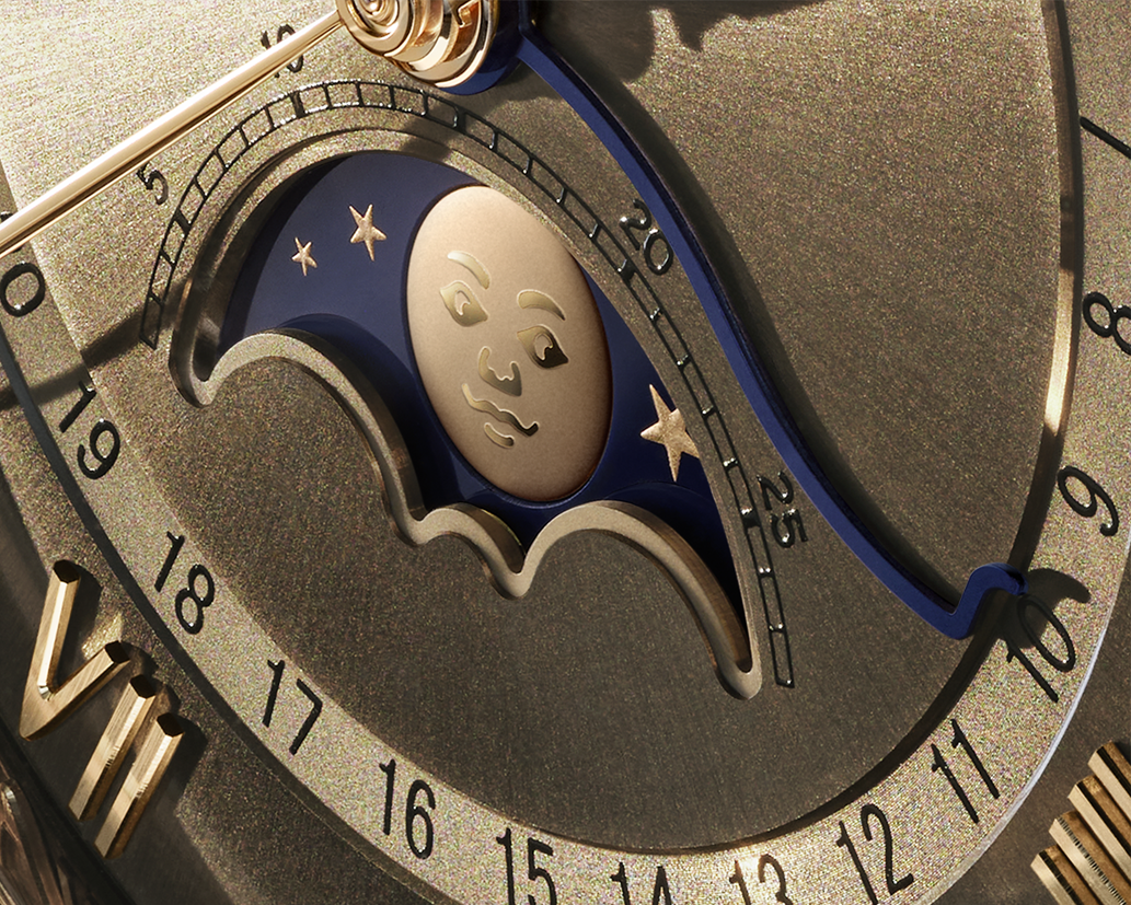 Blancpain標誌性的人臉月相盤。