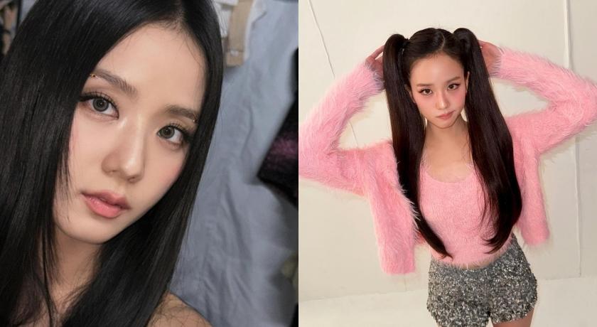 Jisoo自出道以來，以黑髮奠定甜心形象。