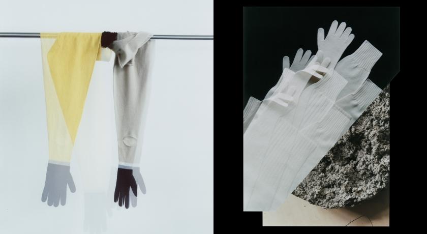 「SLEEVES COLLECTION」探索一塊布的極致變化，僅以袖子構成整套秋冬造型。