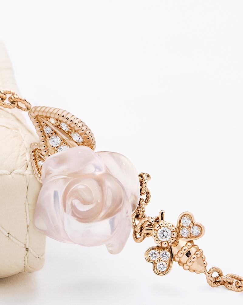 Dior以玫瑰為靈感的La Rose Dior主題珠寶，旗下三個子系列添新作。（Dior提供）
