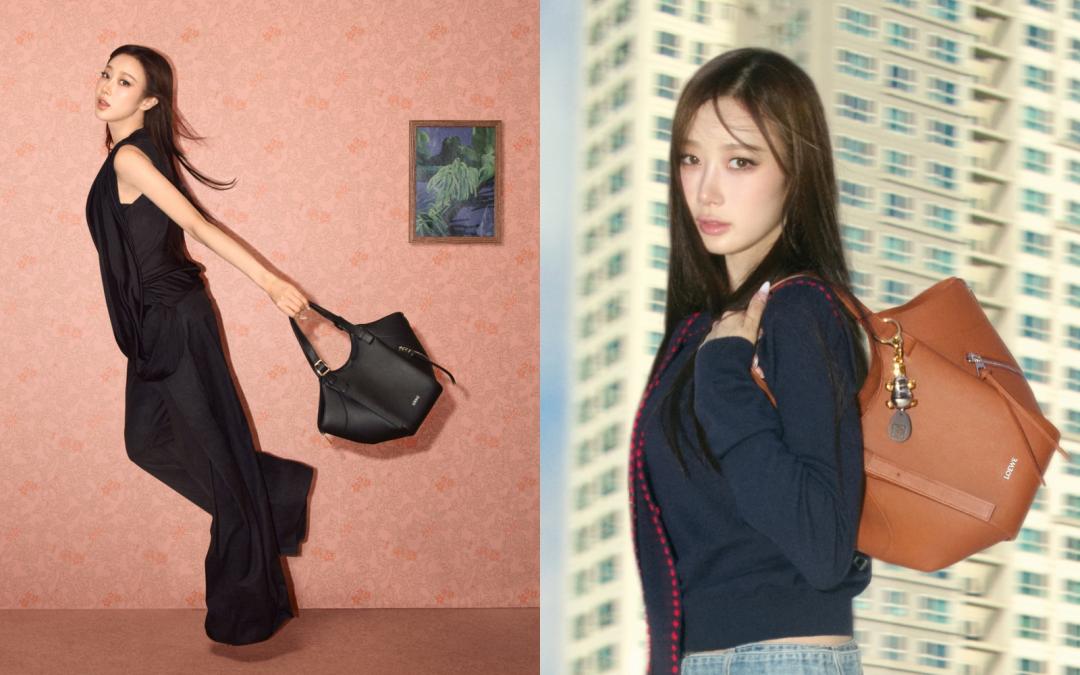 Hammock也是另一款LOEWE經典，從廣告中可窺見新一季將主打變化款Hammock Flip。