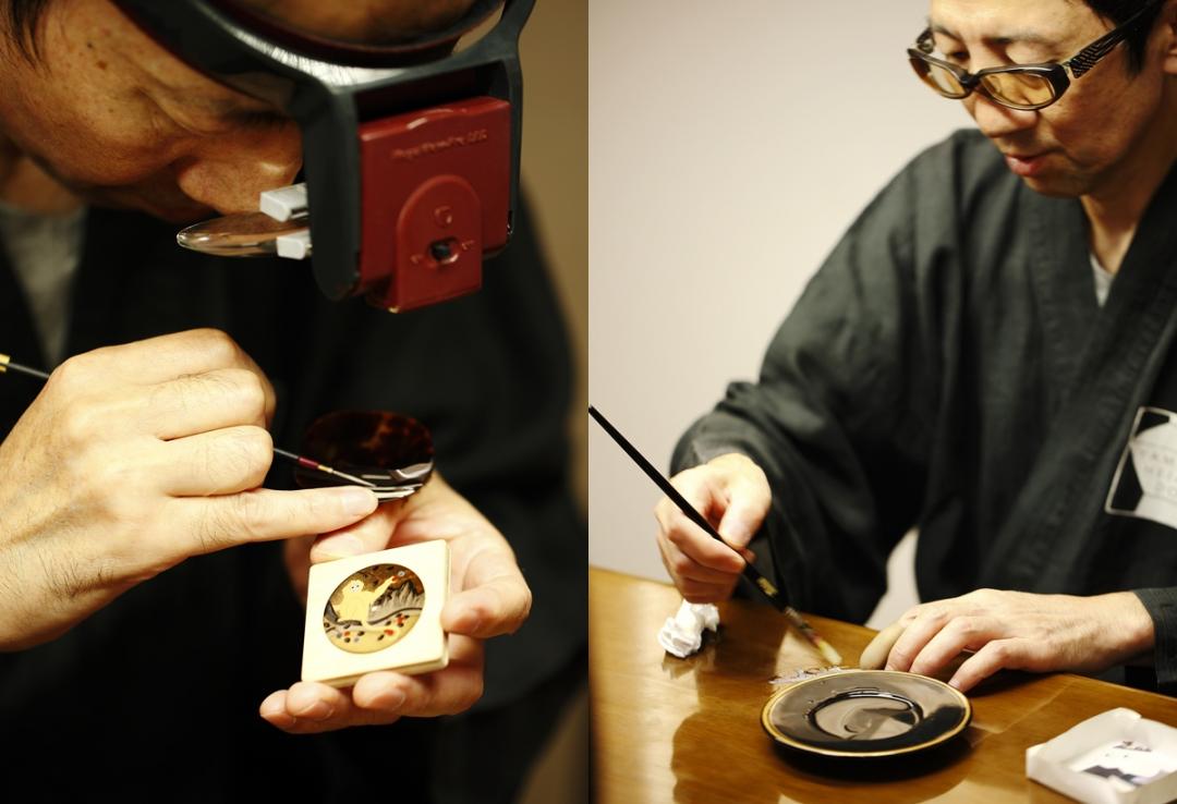 蒔繪工藝的歷史超過1,500年，山田平安堂是少數能傳承此工藝的老店。