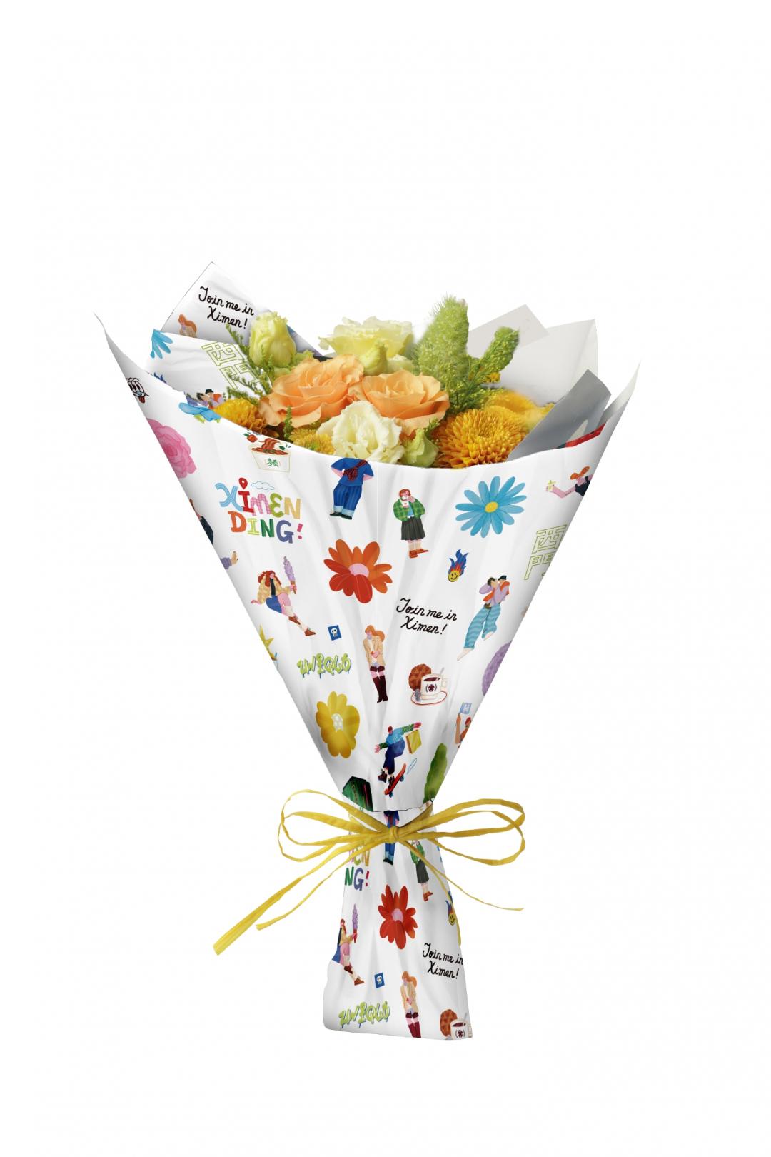 UNIQLO FLOWER西門限定包裝，攜手藝術家Dee Chu，融入夢幻風格與繽紛筆觸展現活潑生活美學。