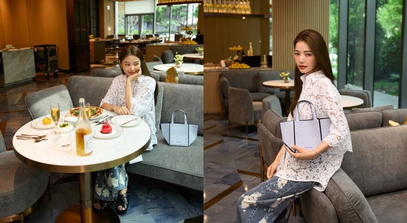 許路兒先前帶著小折包跑咖。