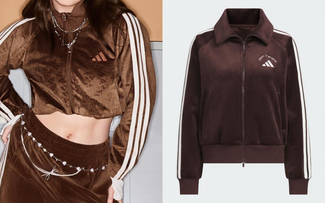 運動套裝正式回歸，入手時能選擇短版剪裁的上身偷偷拉長身型。（右）運動外套，售價NT$2,890元。