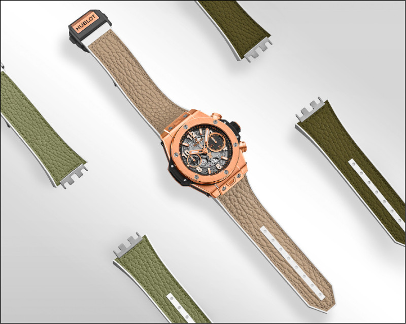 快拆功能可輕鬆更換錶帶，為腕錶帶來多重搭配風格。