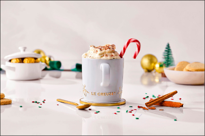 歡樂耶誕英式馬克杯350ml（棉花白），1,650元。