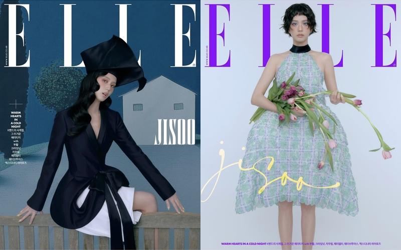 Jisoo受邀擔任韓國版《ELLE》11月號封面人物。（翻攝自instagram）