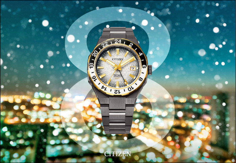 Series 8系列880機械腕錶NB6035-55H，以都會冬夜雪景為靈感，全台限量25只，每只60,800元。