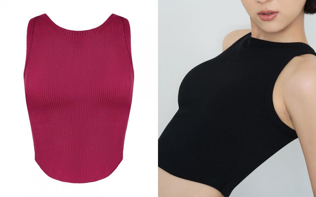 BRATOP圓領短版背心，售價NT$1,980元。