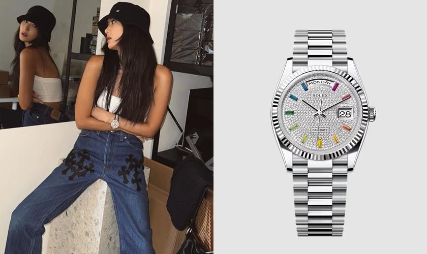 全鑽款的全鑽款的Oyster Perpetual Day-Date 36極致奢華。