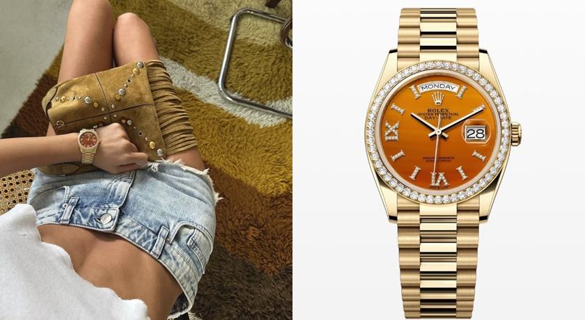 紅玉髓款Oyster Perpetual Day-Date 36同樣稀缺少見。