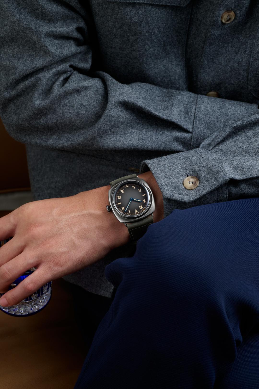 沛納海全新推出Radiomir 八日動力儲存中文版腕錶，全球限量300只，384,000元。(Panerai提供，以下同)