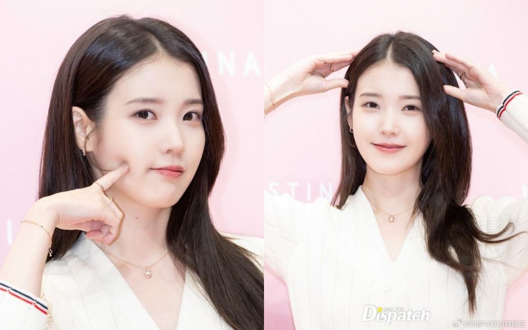 由於當天包含粉絲簽名會環節，現場粉絲眾多，IU也不斷擺出可愛POSE賣萌寵粉。