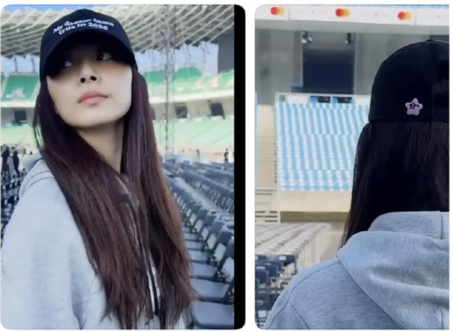 子瑜的帽子有亮點。