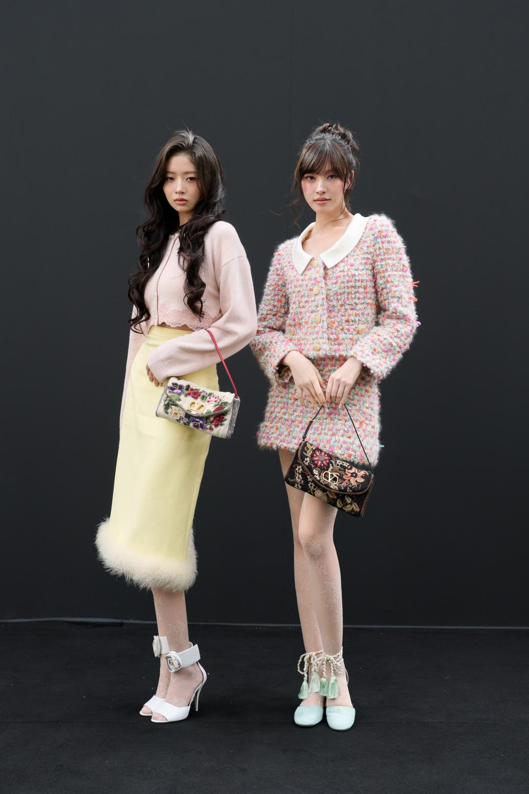 韓團IVE成員Rei與Liz。