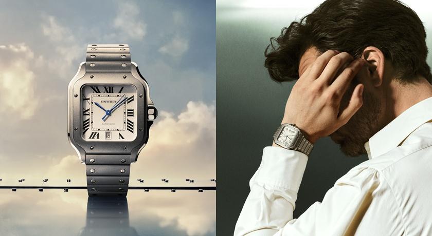 卡地亞超人氣飛行錶Santos首推鈦金屬款!啞光錶殼輕量抗磨 強悍升級