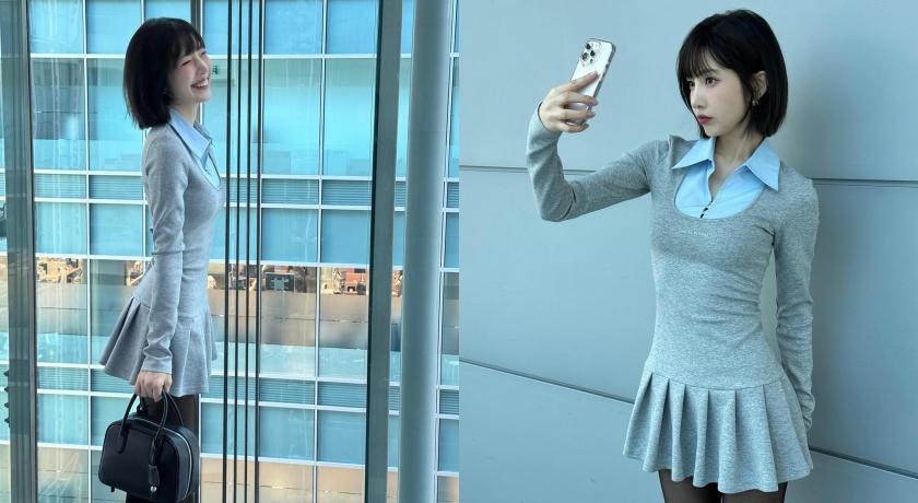 Joy兩年前無限期停工，雖然最後迅速回歸，但她似乎也全力衝刺事業，過於拚命，如今徹底瘦成紙片，讓粉絲相當憂心。