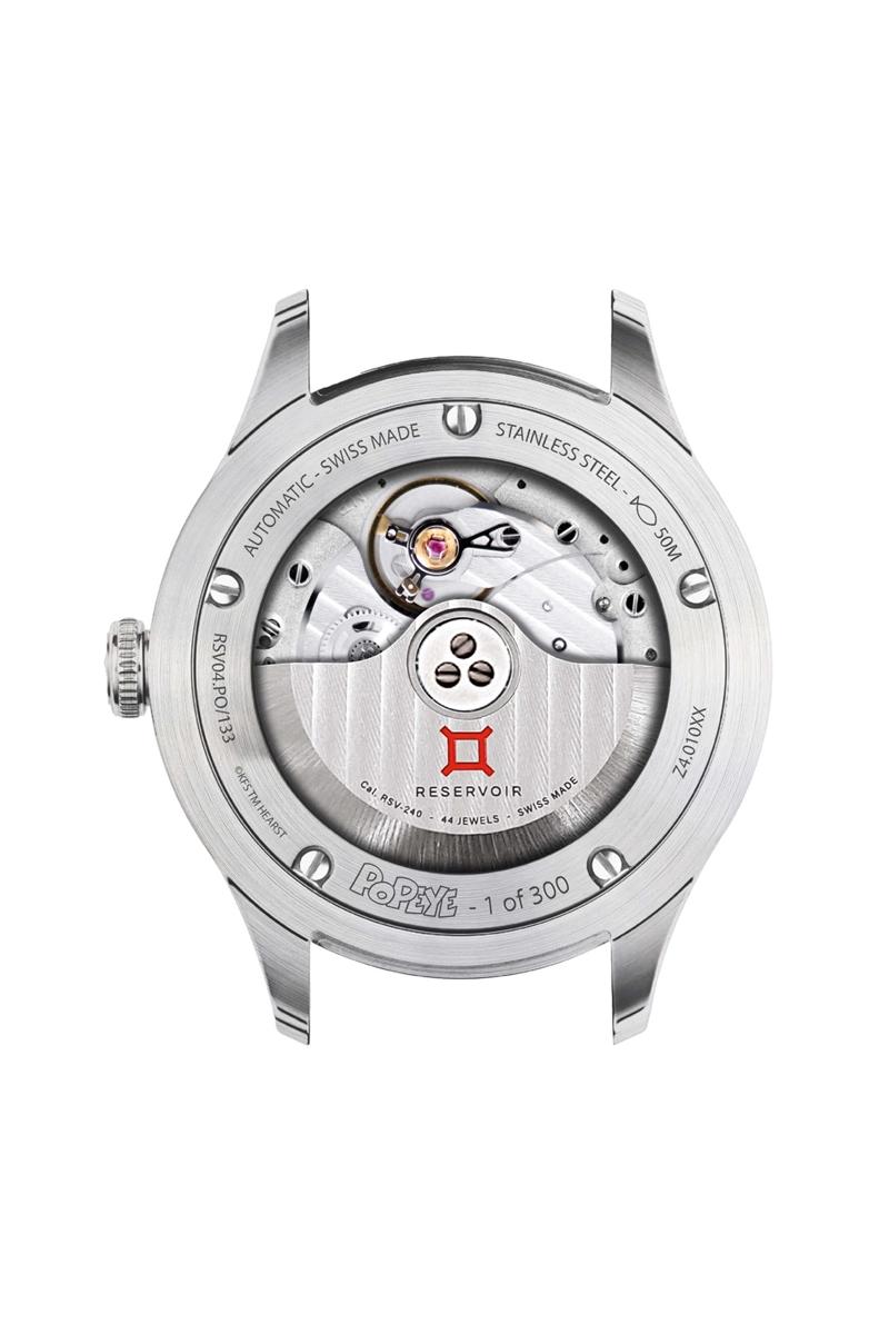 透視後底蓋可欣賞機芯運作。（RESERVOIR提供）