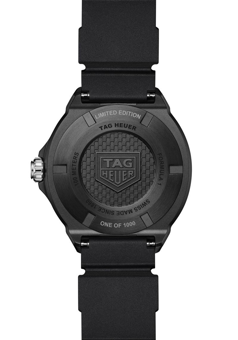 後底蓋可見限量編號雋刻。（TAG Heuer提供）