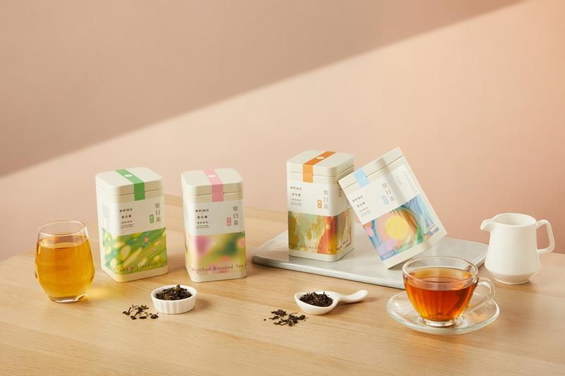 常日茶以四季分為4款不同風味。（林百貨提供）