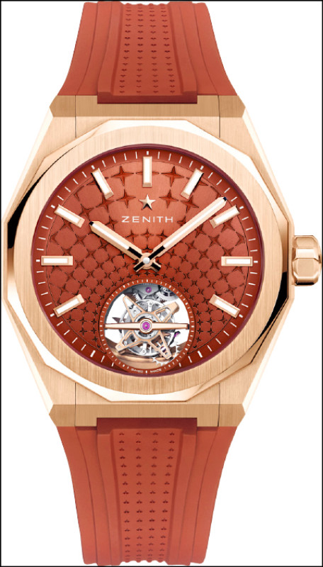 新錶配備快拆錶帶系統，可快速從金質鍊帶轉換成膠帶，改變搭配風格。