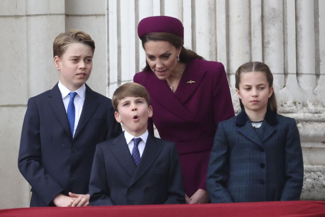 凱特王妃相當重視三個孩子的教育。(歐新社)