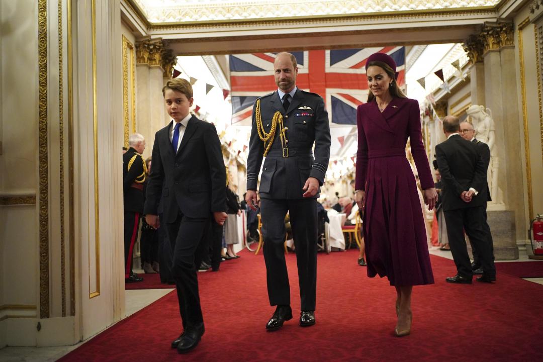 喬治王子陪伴父母出席重要場合。(美聯社)