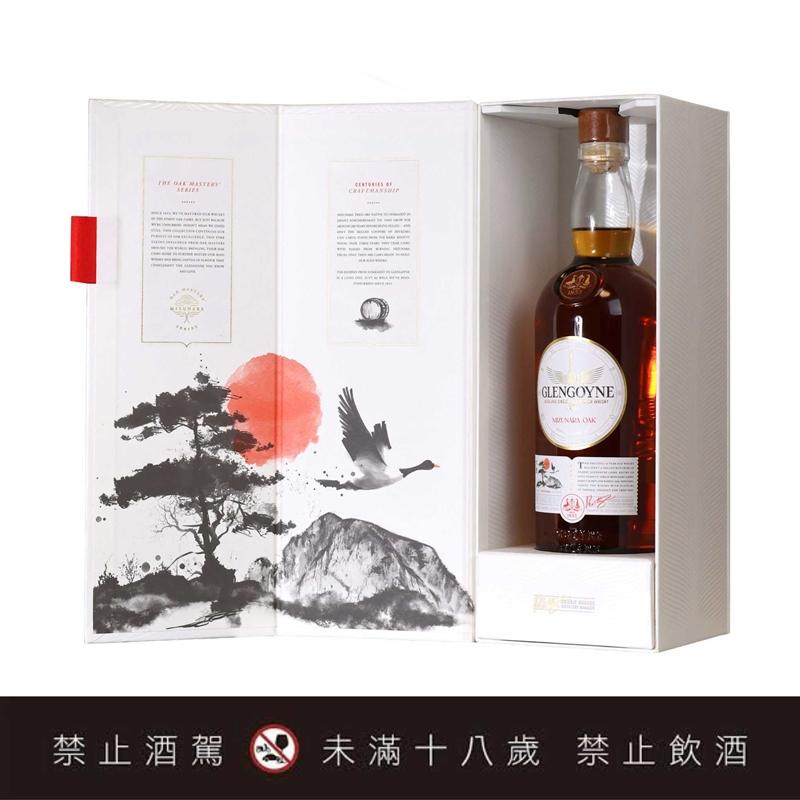 充滿東洋風情的外包裝設計，連結日本橡木桶的製程核心。（格蘭哥尼提供）