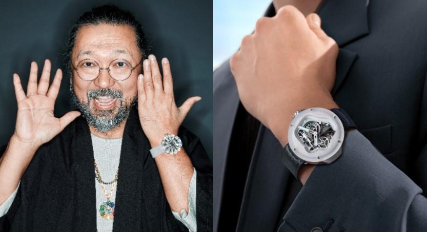 Hublot跨界藝術新力作戴出潮酷感 村上隆、Daniel Arsham限量錶同展出 運用藍寶石材質重新雕塑時間