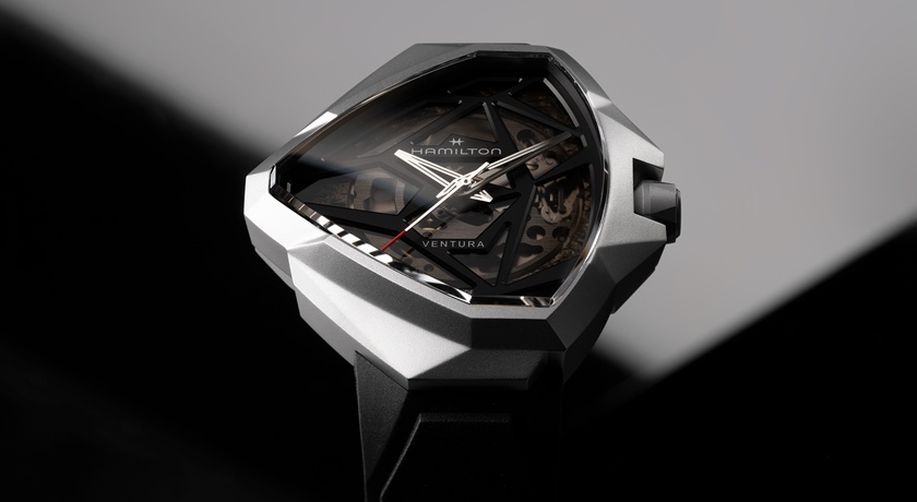 漢米爾頓探險系列Edge推鏤空款！招牌盾形錶殼稜角分明 科幻迷必收