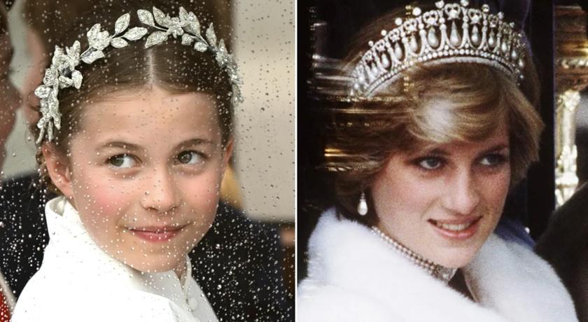 夏綠蒂公主與黛安娜王妃。(翻攝自IG)
