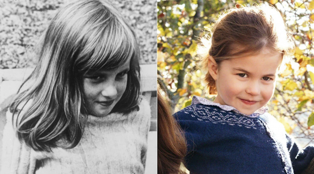 不論氣質和神韻，黛安娜王妃(左)和夏綠蒂公主都相像。(翻攝自IG)