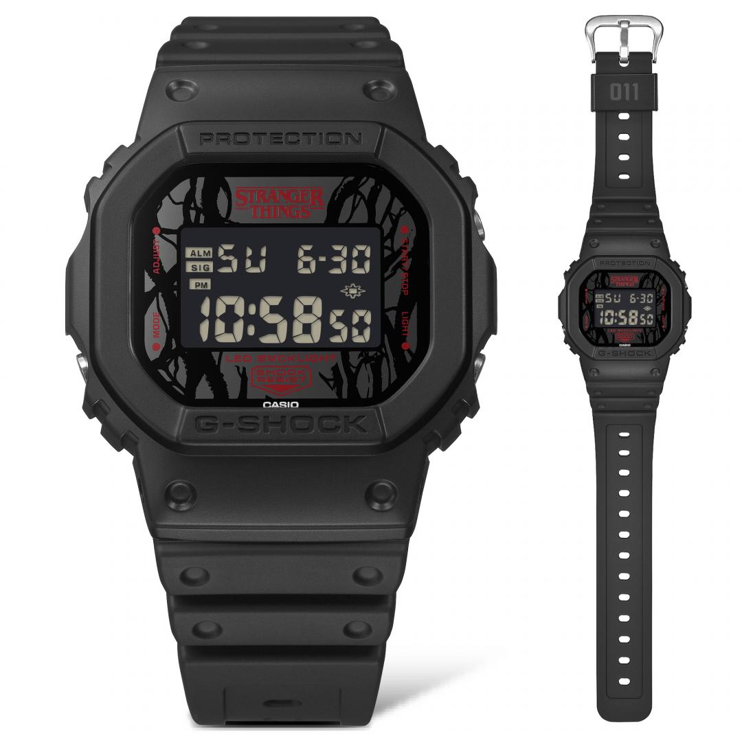 G-SHOCK《怪奇物語》聯名錶款DW-5600STT，4,200元。
