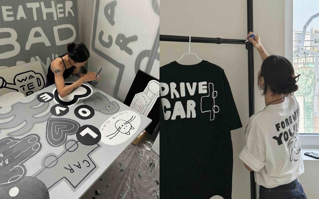 ooowl由二位韓國知名插畫藝術家創立，由擅長繪畫創作的INA與藝術視覺P組成，而「SQUARE」則代表創作空間的概念。