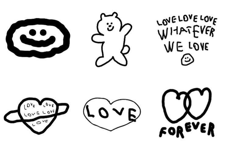 兩人的手繪插畫風格，以童趣療癒系風格深受喜愛。