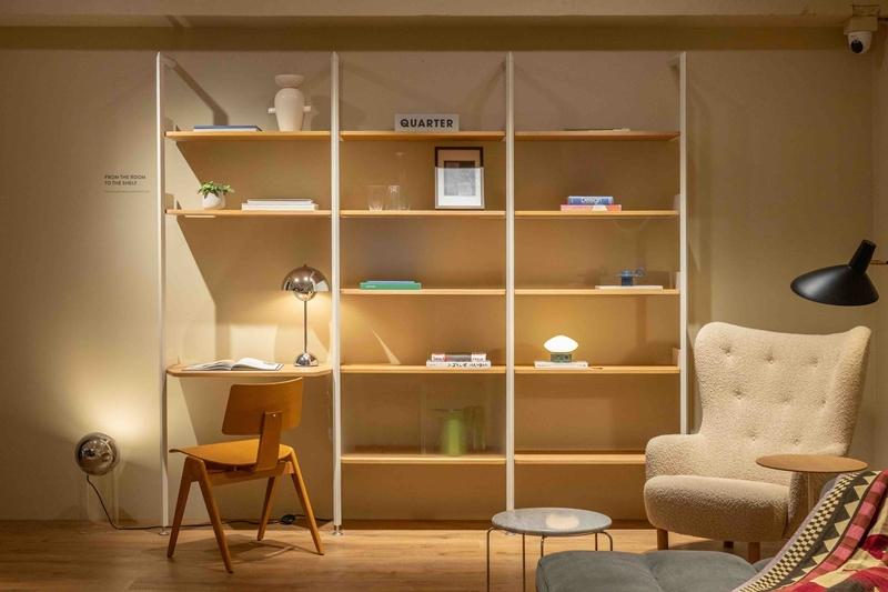 The Library展間，以「生活的檔案」為概念首次在台登場。（MARAIS提供）