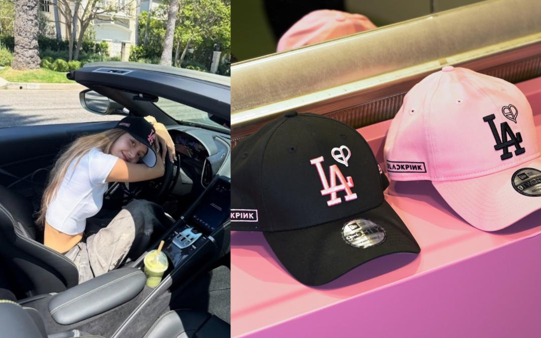 Lisa同款棒球帽也有，BLACKPINK聯名系列棒球帽，售價NT$2,500元。