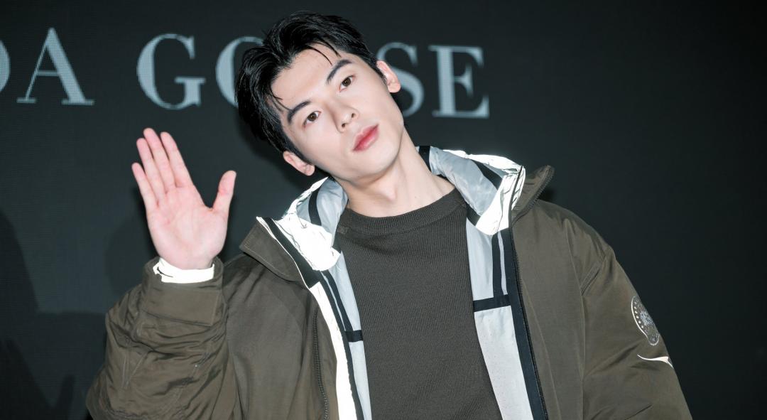 許光漢以Canada Goose全球品牌大使身分站台。（圖／記者王文麟攝）