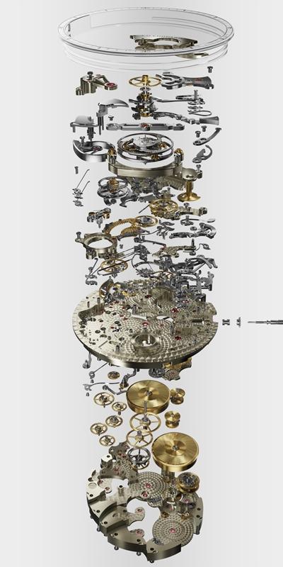 總共由686個零件組成，耗時超過11,000小時研發製成。（Chopard提供）