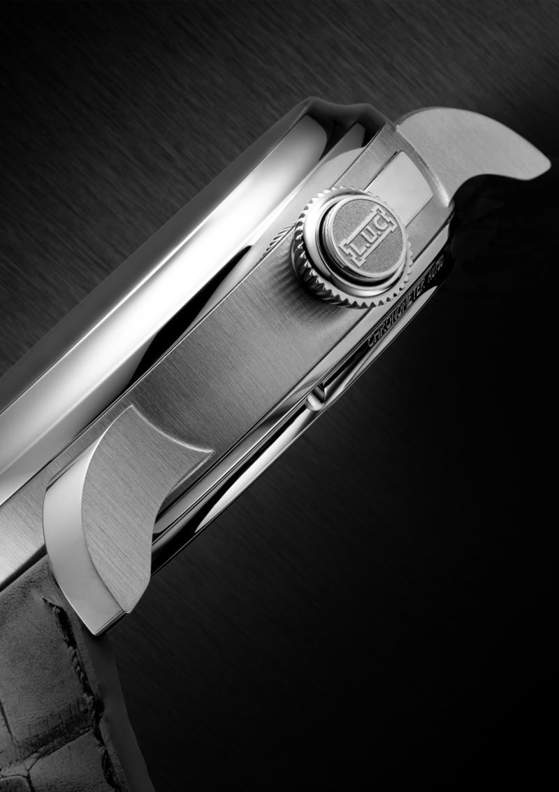 利用緞面與拋光交錯呈現視覺層次。（Chopard提供）