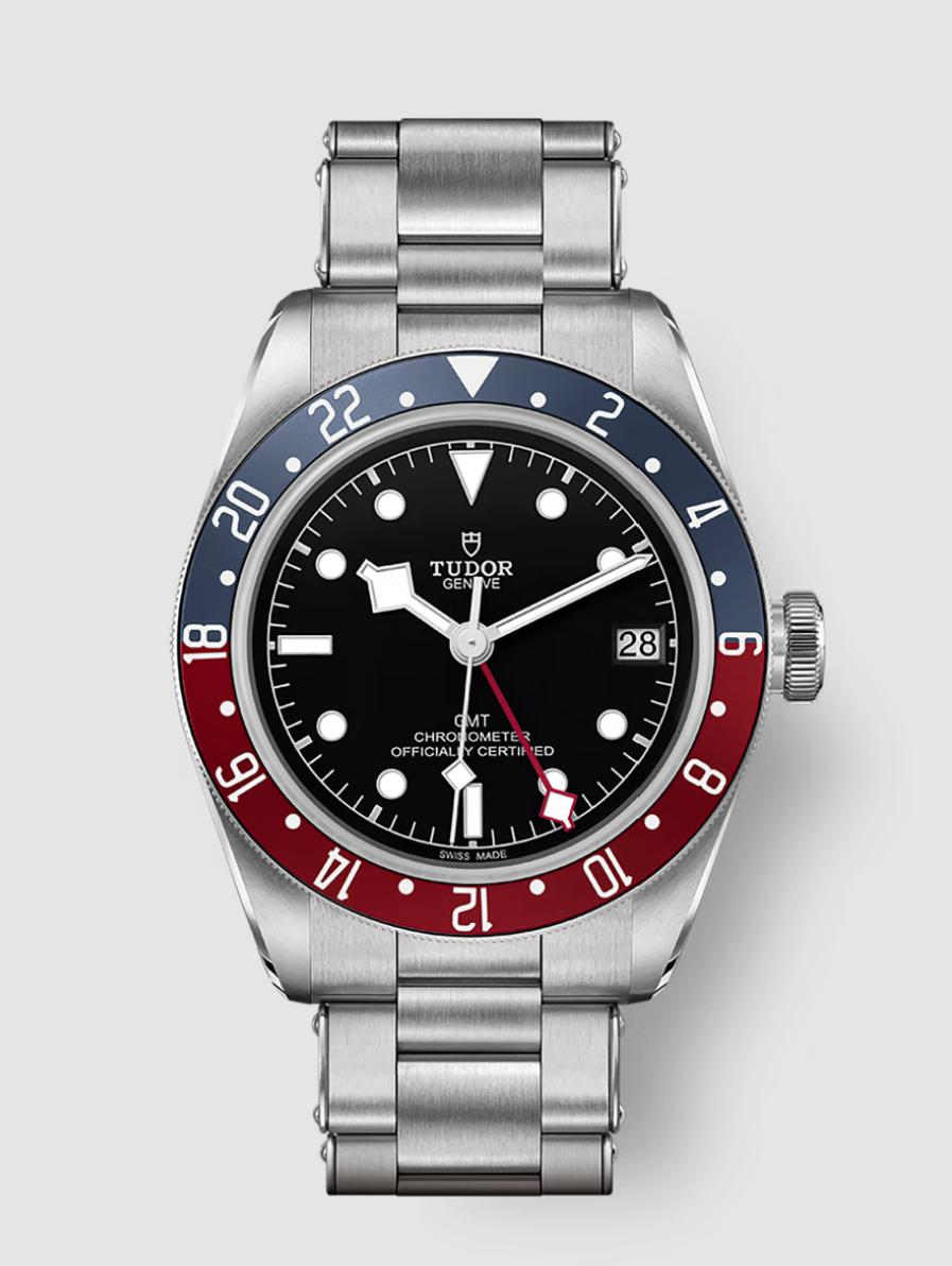 TUDOR Black Bay GMT腕錶，41毫米精鋼錶殼，149,000元。(TUDOR提供)