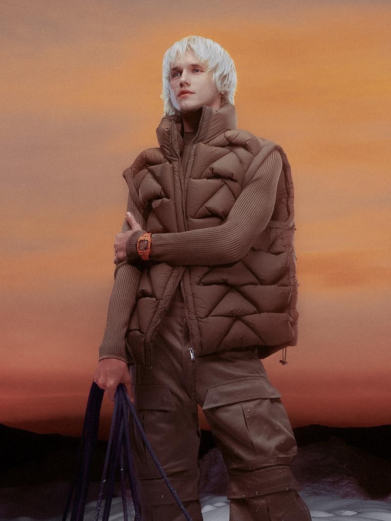 亮彩橘高彩陶瓷賦予腕錶前衛個性風格。（Hublot提供）