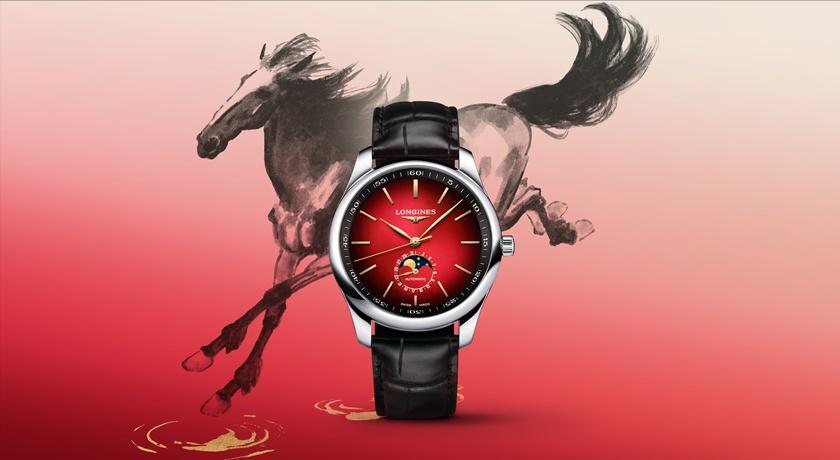浪琴最經典巨擘系列推紅金配色！大師名畫變成手錶 自動盤竟有駿馬奔騰