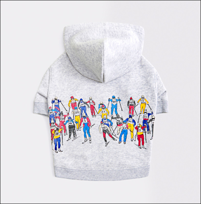 滑雪場寵物連帽上衣，1,390元。